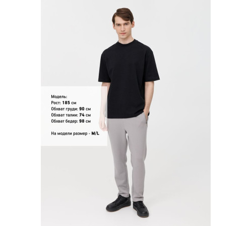 Футболка оверсайз унисекс Sideline, черная