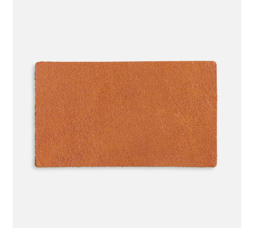 Лейбл кожаный Pasek, M, горчичный