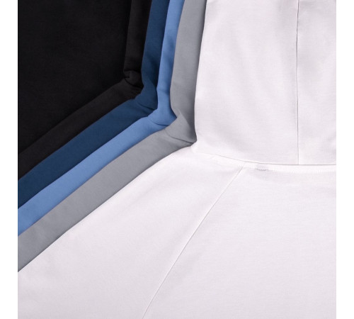 Футболка оверсайз унисекс с капюшоном Neofit, светло-серая