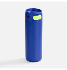 Термостакан X1 с цветной кнопкой, синий с желтым