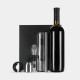 Винный набор Veritas, черный с серебристым