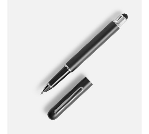 Роллер Scribo со стилусом, матовый серый