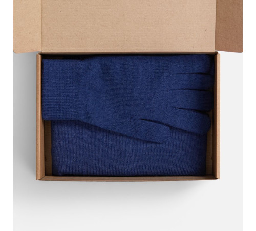 Набор Knit Warm, синий