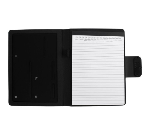 Папка с блокнотом Midstream, черная