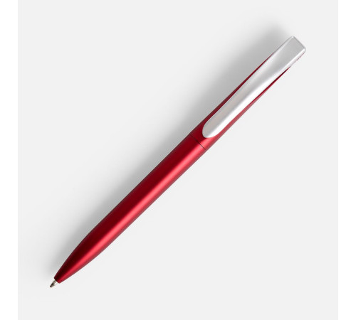Ручка шариковая Pin Silver, красный металлик