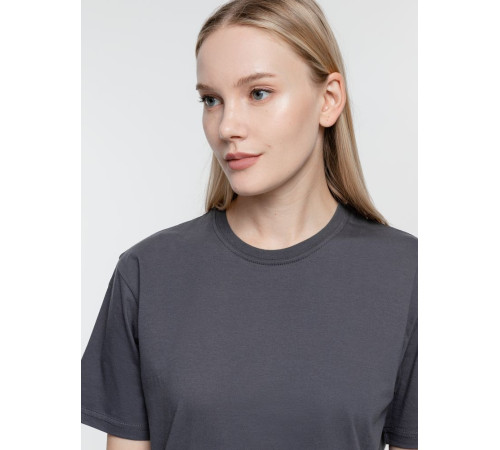 Футболка унисекс T-Bolka 160, темно-серая (графит)