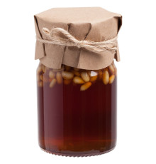 Мед цветочный Bee To Bear, с кедровыми орехами