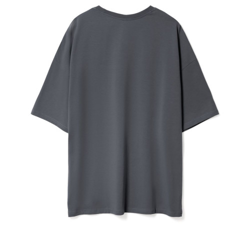 Футболка унисекс оверсайз Crosstown, темно-серая