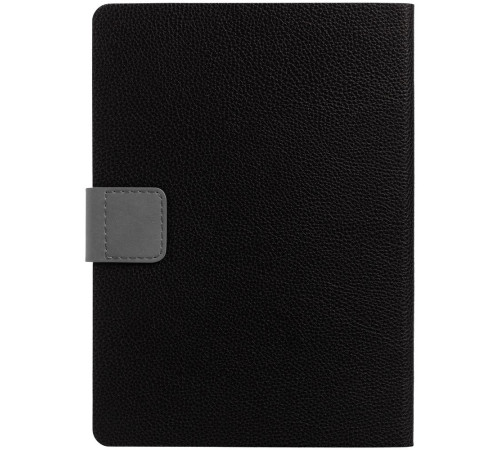 Ежедневник Boom, недатированный, черный с серым