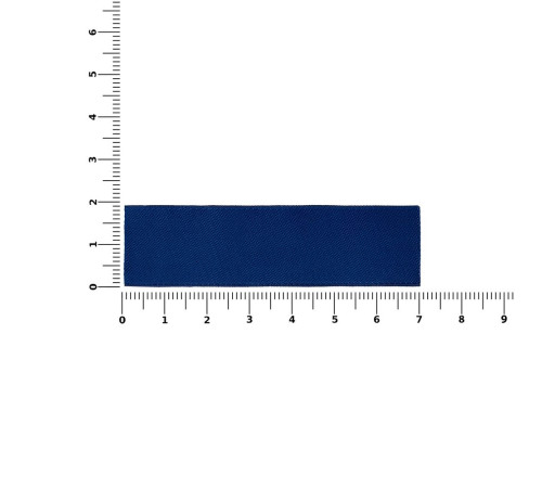 Лейбл тканевый Epsilon, XS, синий