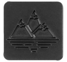 Шильдик на резинку Band, горы