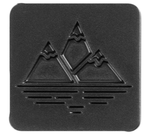 Шильдик на резинку Band, горы