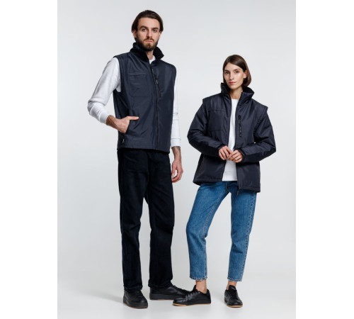 Куртка-трансформер унисекс Astana, темно-синяя