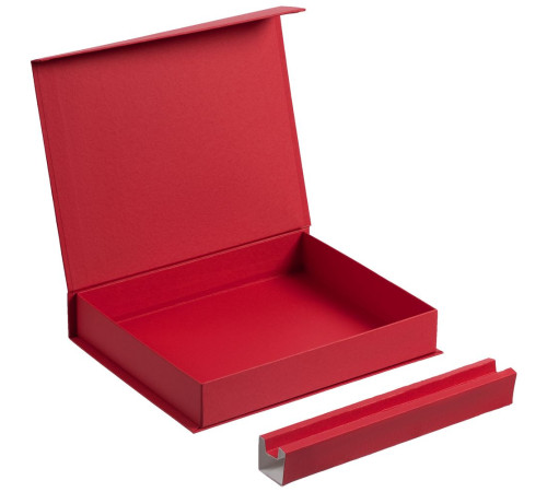 Коробка Duo под ежедневник и ручку, красная