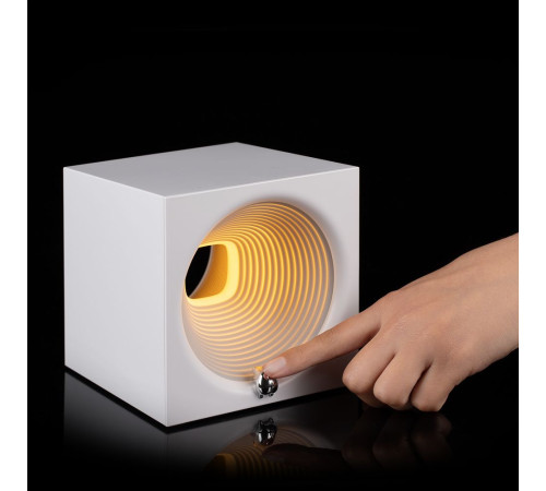 Bluetooth-колонка с подсветкой Volumetric, белая