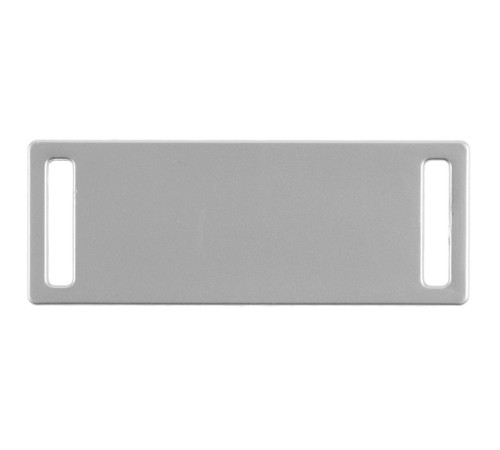 Шильдик металлический Kova, серебристый