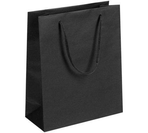 Пакет бумажный Vid M, черный