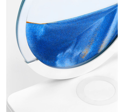 Интерьерный светильник с беспроводной зарядкой Sandflow, белый