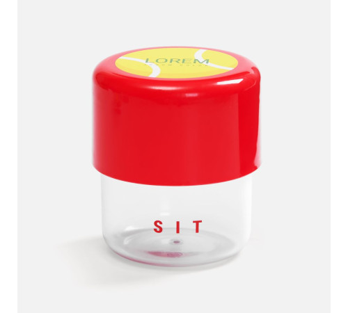 Ланчбокс для салатов Toit, красный