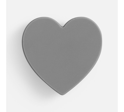 Джибитс из ПВХ «Сердце», серый
