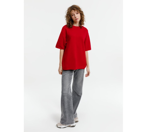 Джемпер с коротким рукавом Siluetti Volumica, красный