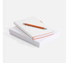 Набор White Shall, бело-оранжевый