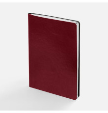 Ежедневник Nebraska Flex, недатированный, бордовый с серебристым
