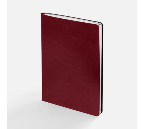 Ежедневник Nebraska Flex, недатированный, бордовый с серебристым