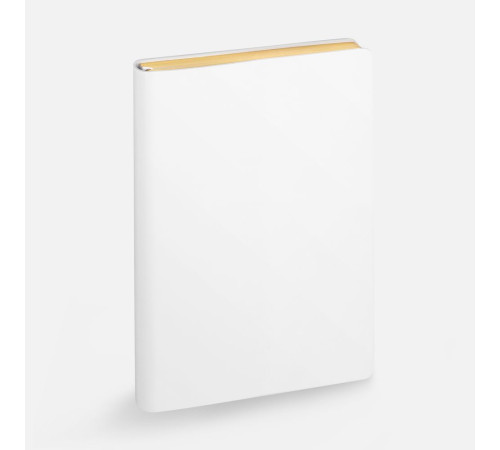 Ежедневник Nebraska Flex, недатированный, белый с золотистым