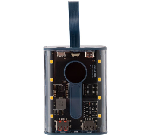 Аккумулятор с быстрой зарядкой Trellis Quick 10000 мАч, синий