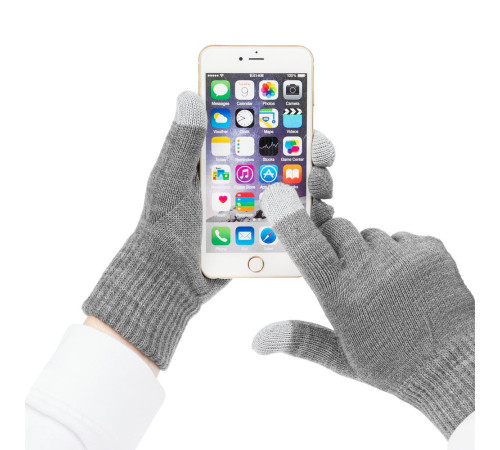 Перчатки сенсорные Real Talk, серые