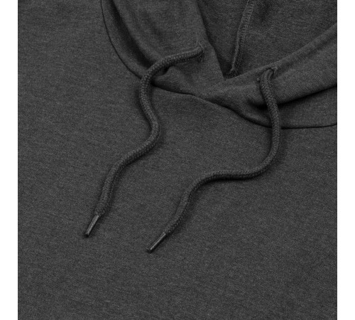 Толстовка с капюшоном унисекс Hoodie, серый меланж (антрацит)