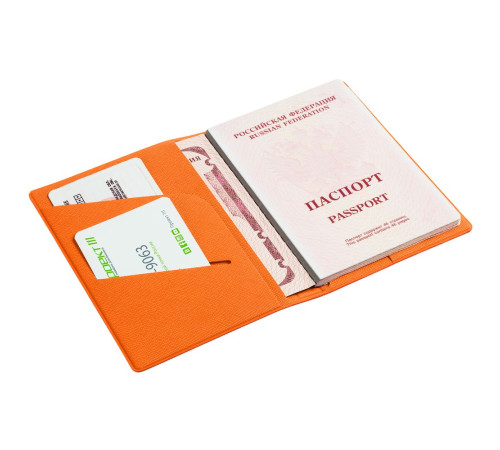 Обложка для паспорта Devon, оранжевая