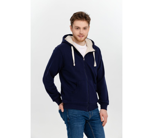 Толстовка на молнии Kulonga Sherpa, темно-синяя