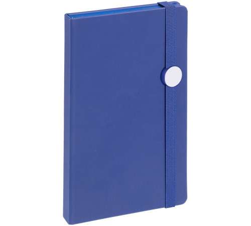 Блокнот Shall Round, синий