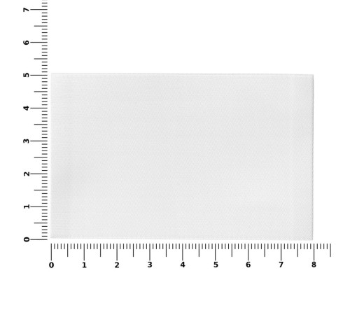 Лейбл тканевый Epsilon, XL, белый