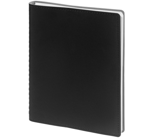 Ежедневник Spring Shall, недатированный, черный с серым