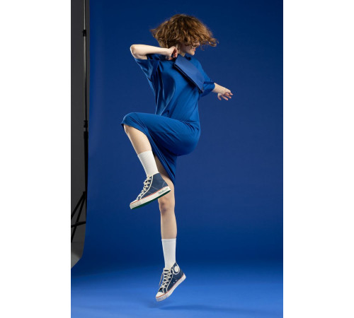 Платье D2, синее