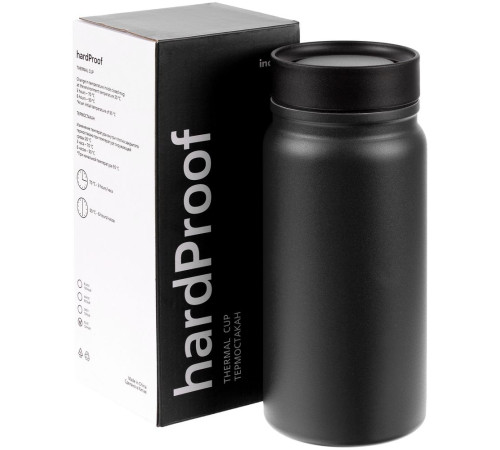 Термостакан Hardproof, черный