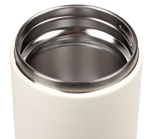 Термос для еды Tabenodo, белый (молочный)