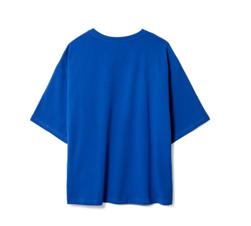 Футболка унисекс оверсайз Street Vibes, ярко-синяя