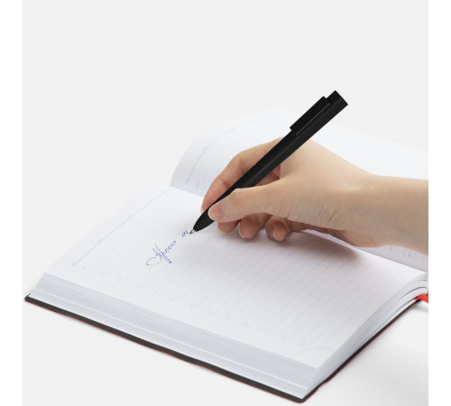 Ручка шариковая Swiper SQ Soft Touch, черная