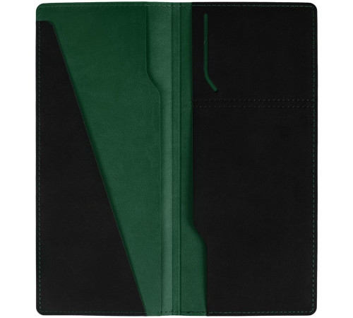 Дорожный органайзер Multimo, черный с зеленым