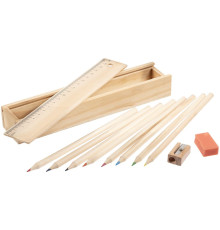 Набор цветных карандашей Spasso в деревянном пенале