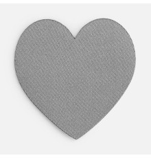 Наклейка тканевая Lunga Сor, M, серая