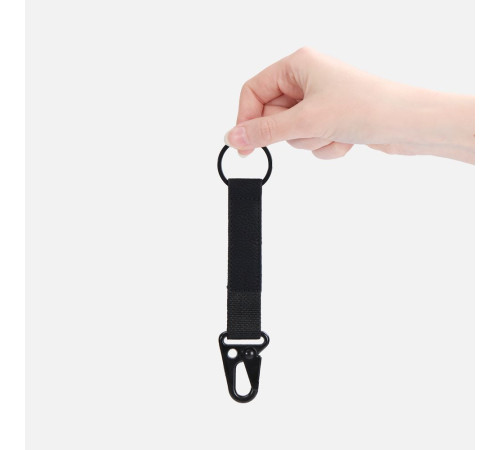 Брелок с карабином Manlig, черный