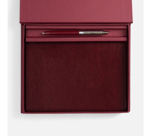 Набор Nebraska Flex, бордовый с серебристым