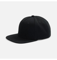 Бейсболка Epicore с прямым козырьком, черная