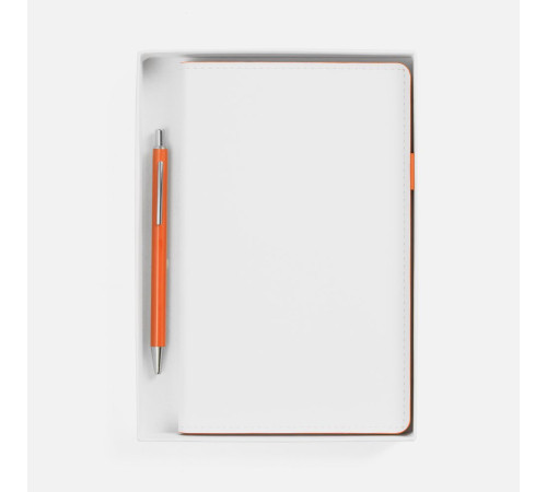 Набор White Shall, бело-оранжевый