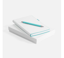 Набор White Shall, бело-бирюзовый